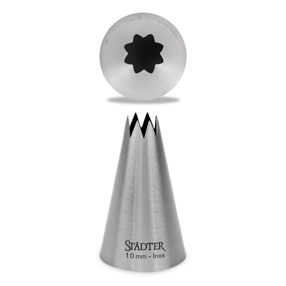 Fine Line Sterntülle  groß Edelstahl  rostfrei  spülmaschinengeeignet 