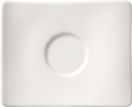 NewWave Mokka-/Espresso-Untertasse 14x11cm Premium Porzellan