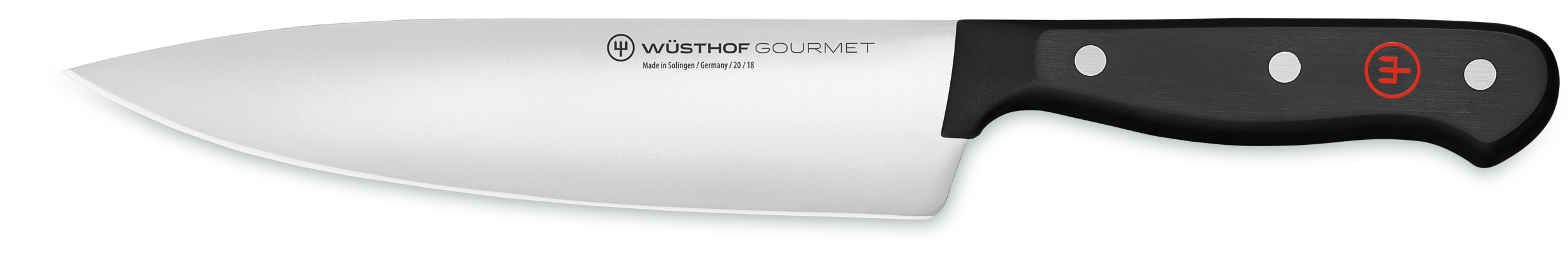 Kochmesser 18cm Gourmet Griff Kunststoff genietet  