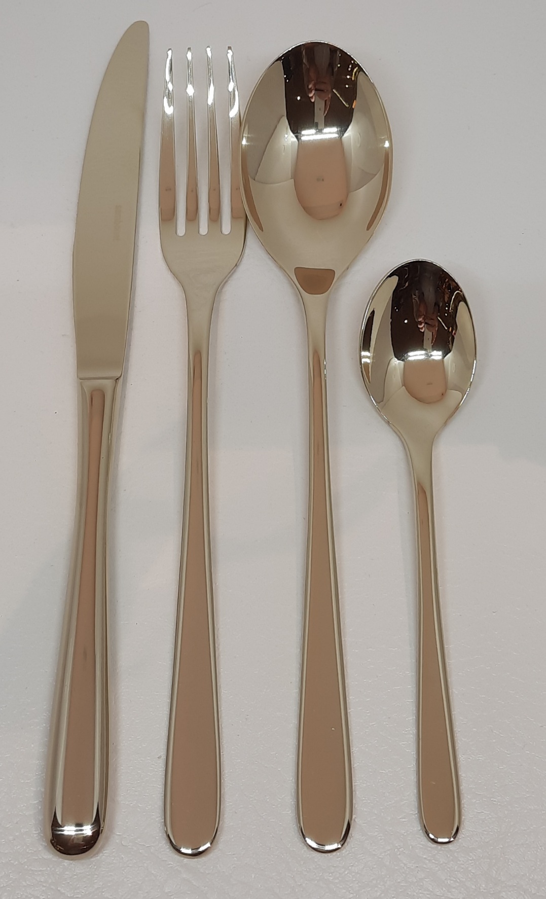 Besteckset Taste Champagner matt 24tlg. für 6 Personen jeweils 1x Messer,Gabel,Löffel & 