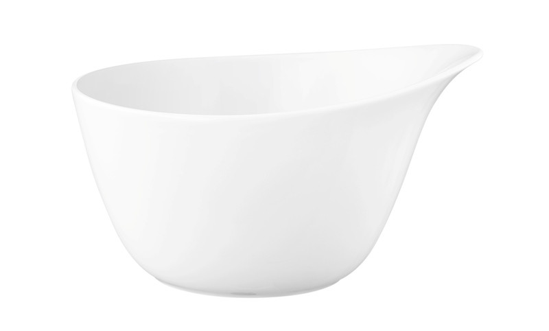 LIFE Müslischale mit Griff 0,60 l uni weiß, Porzellan 