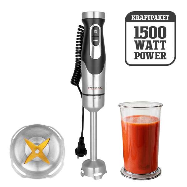 Stabmixer 1500 Watt, max 17250 U/min 1,9 m Flex Kabel,