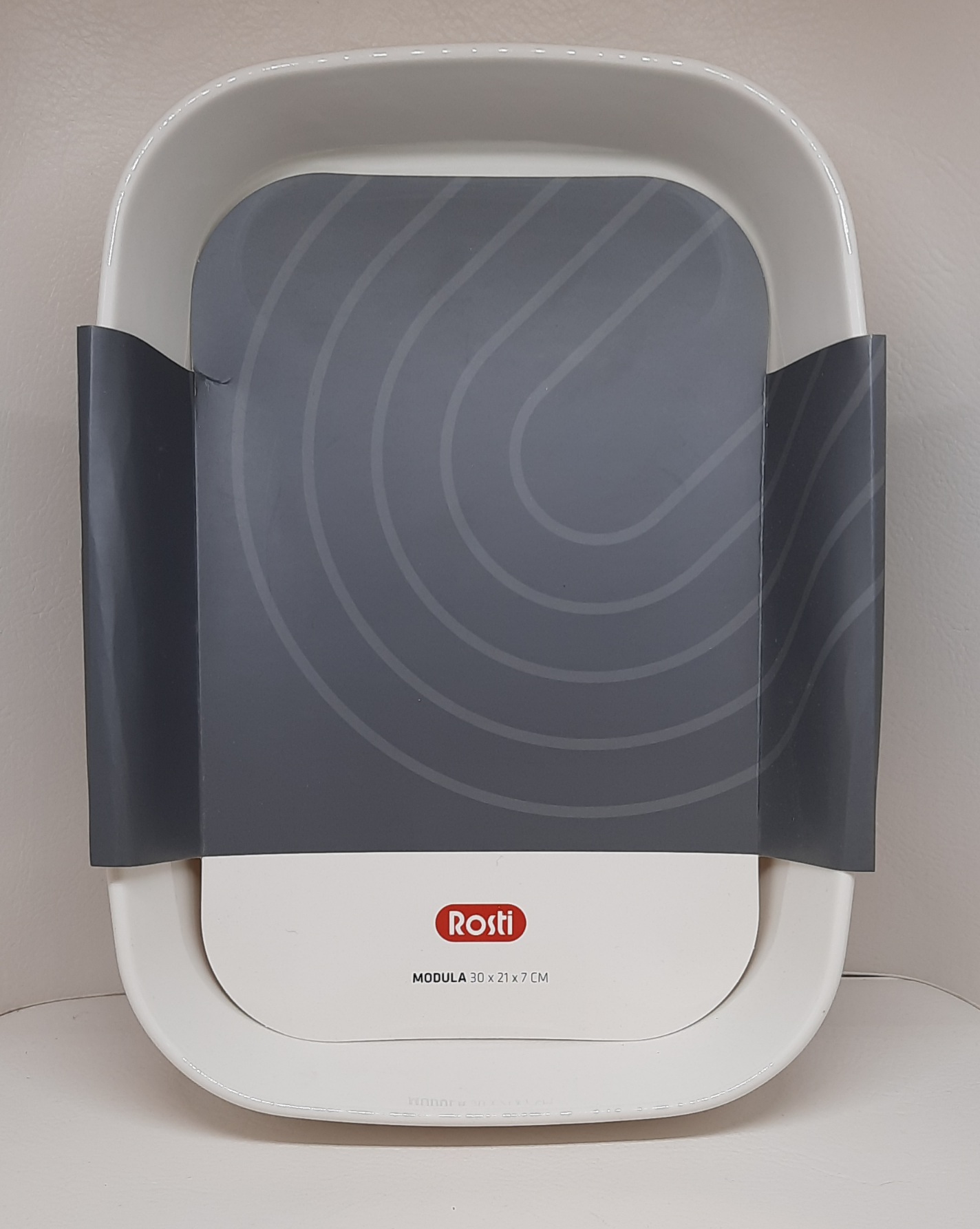 Auflaufform MODULA 30x21x7 cm Porzellan weiß, Für Gratin, Lasagne ect...