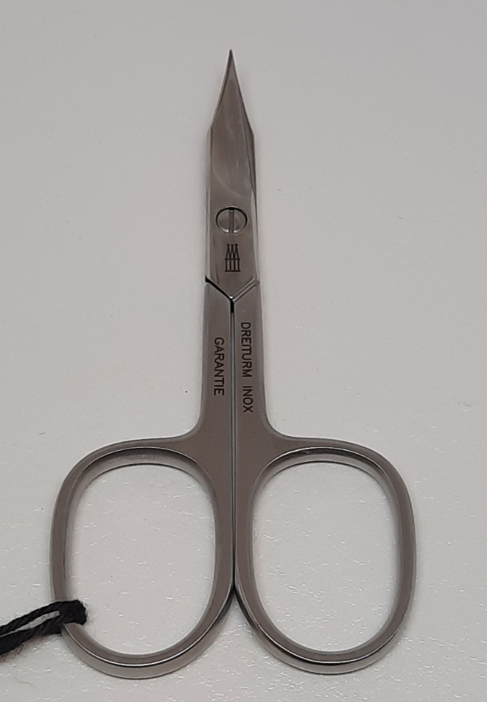 Nagel-/Hautschere, Kombischere, Turmschere inox rostfrei, 9 cm 