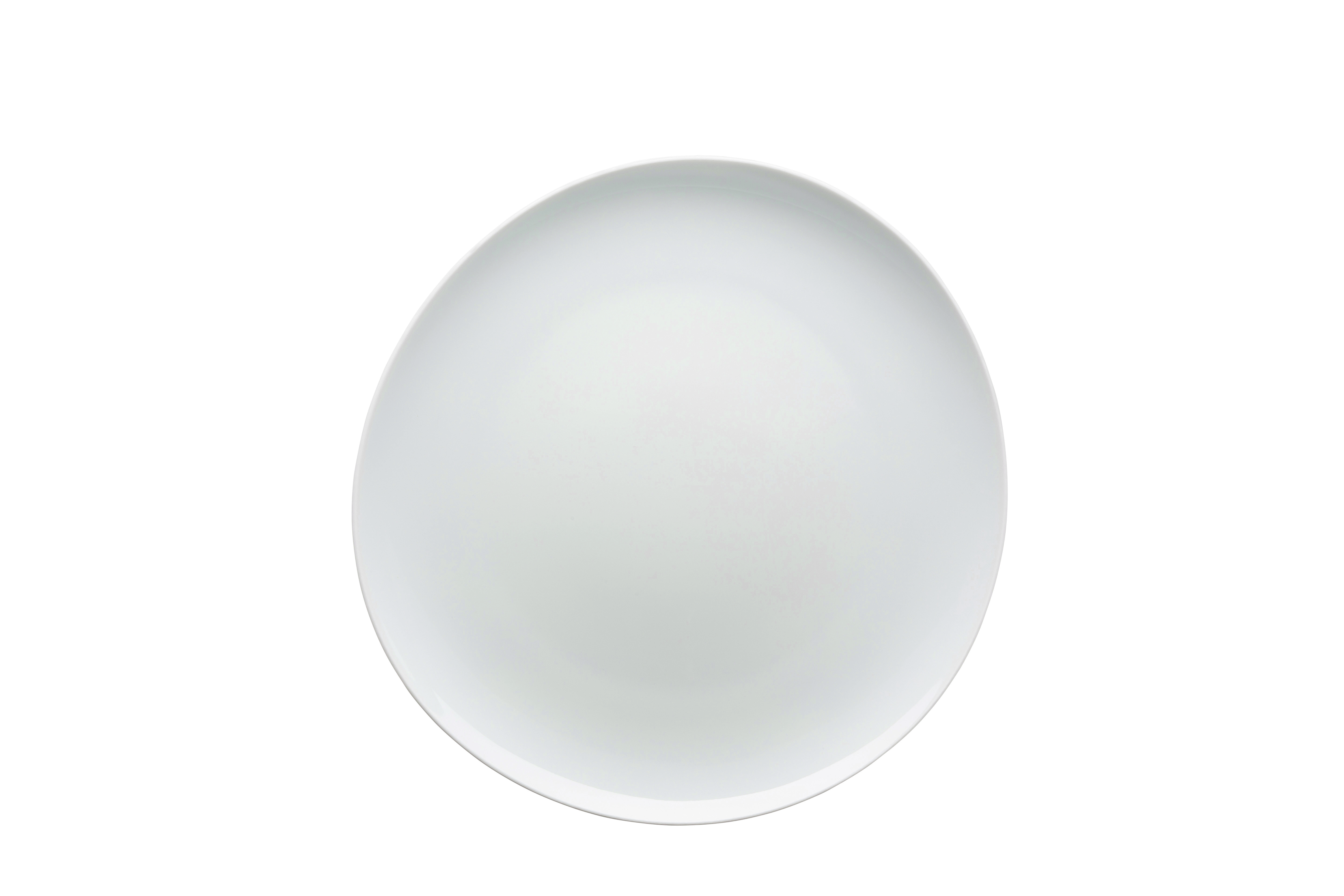 Junto Weiß Teller flach 27 cm (Relief nur außen)