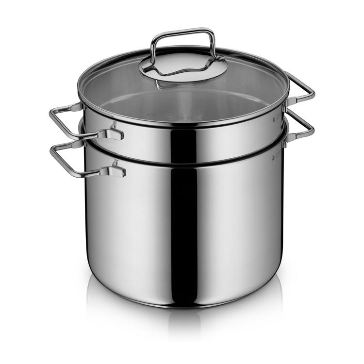 WMF Nudeltopf mit Glasdeckel, 24 cm für alle Herdarten geeignet 