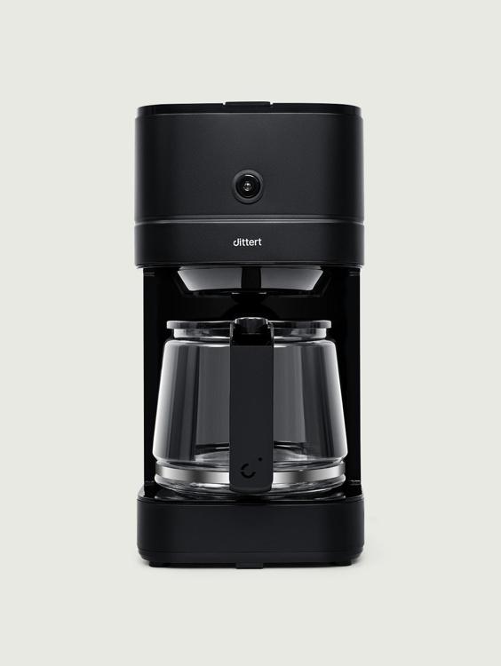 DITTERT Kaffeemaschine, 1,5l Glaskanne 12 Tassen 9 00W Edelstahlgehäuse