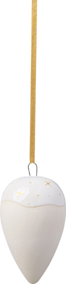 Winter Glow Ornament Tropfen, 5x5x8 cm Weihnachten 