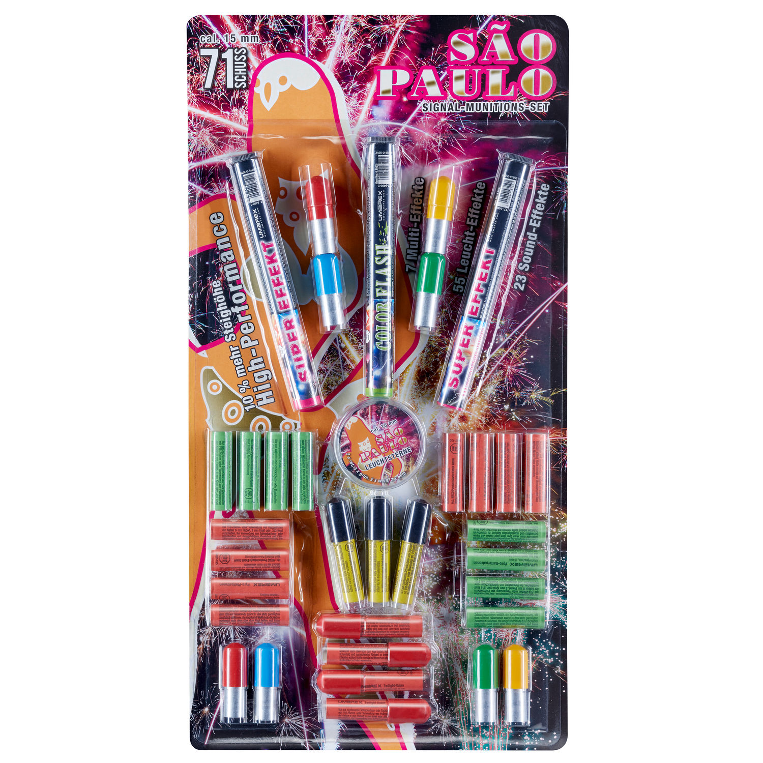 Feuerwerk Sao Paulo 15mm, 71 Schuss 
