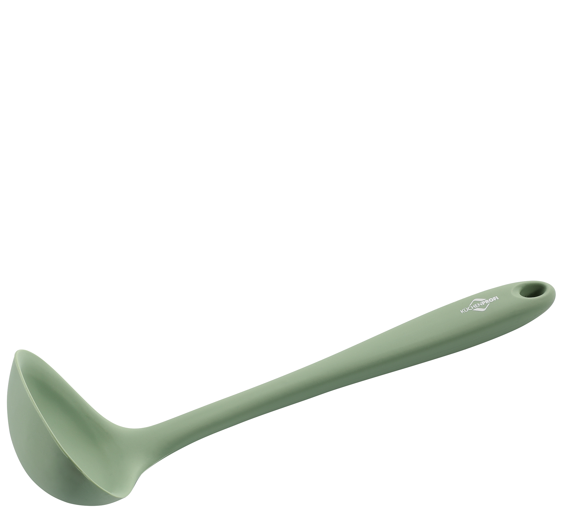 Schöpflöffel, jade mit Stahlkern Silikon, hitzebeständig bis 270 Grad 