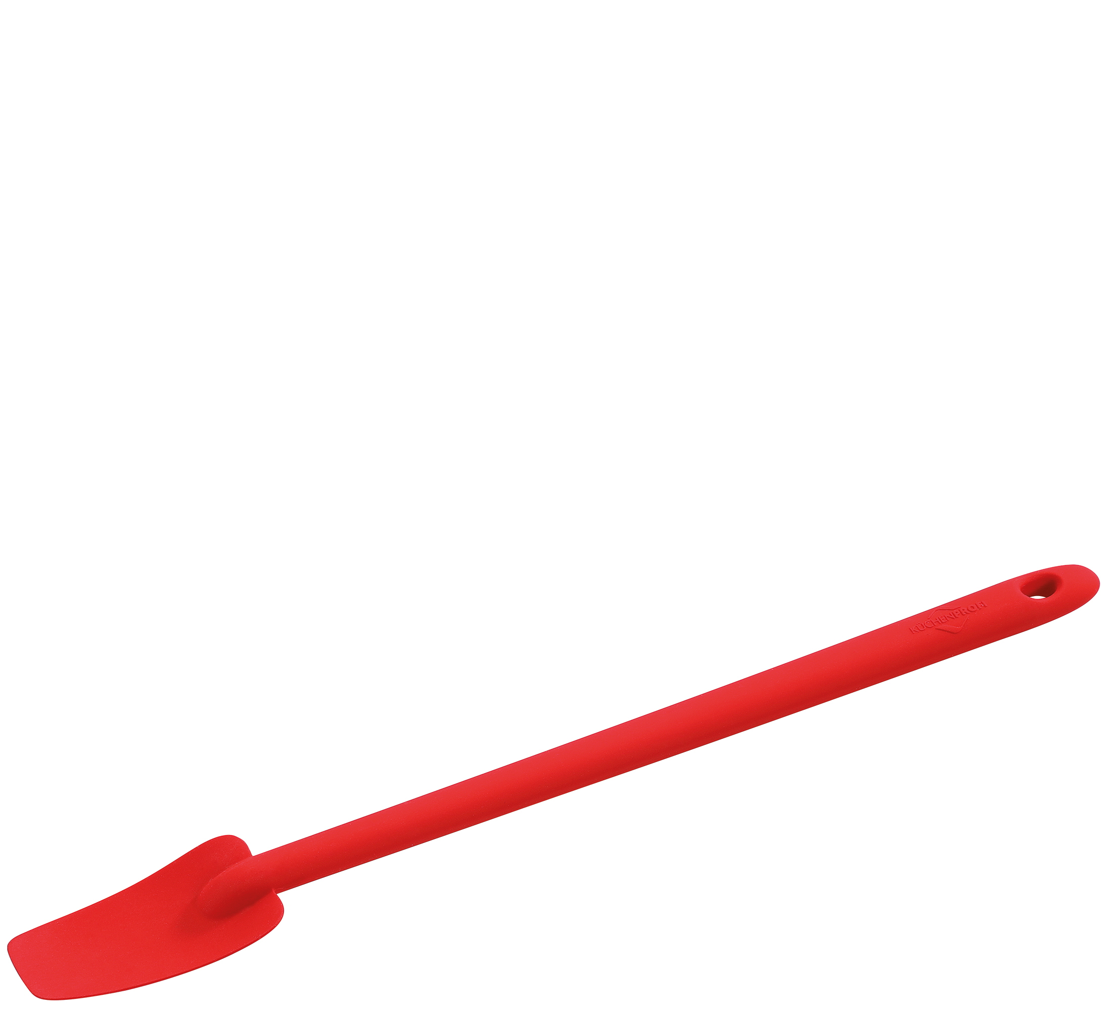 Restelöffel, rot mit Stahlkern Silikon, hitzebeständig bis 270 Grad 