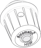 Arbeitsventil zu Sicomatic t-plus+classic Hochwertiger Kunststoff 