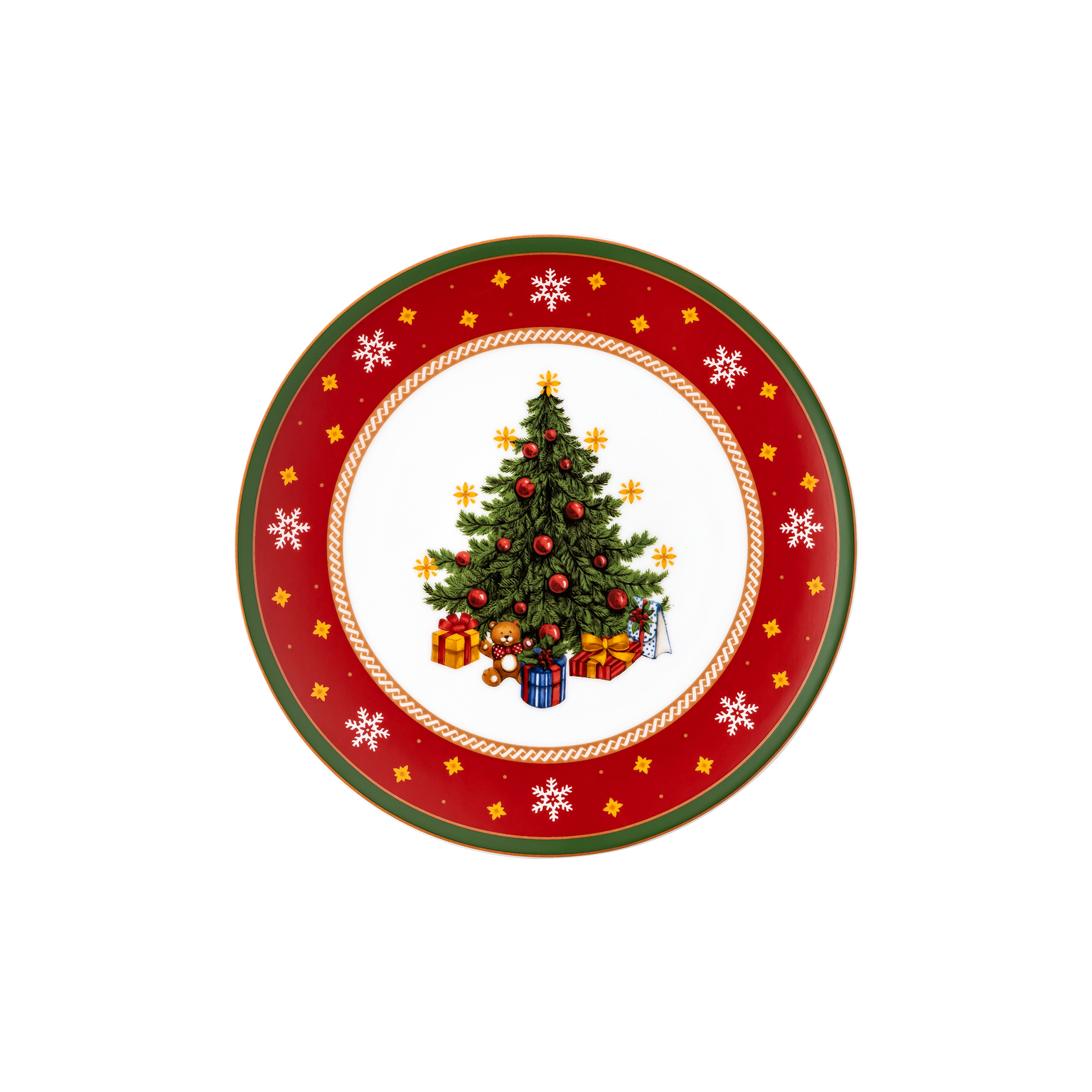 Frühstücksteller 22cm HAPPY WINTERTIME Porzellan 