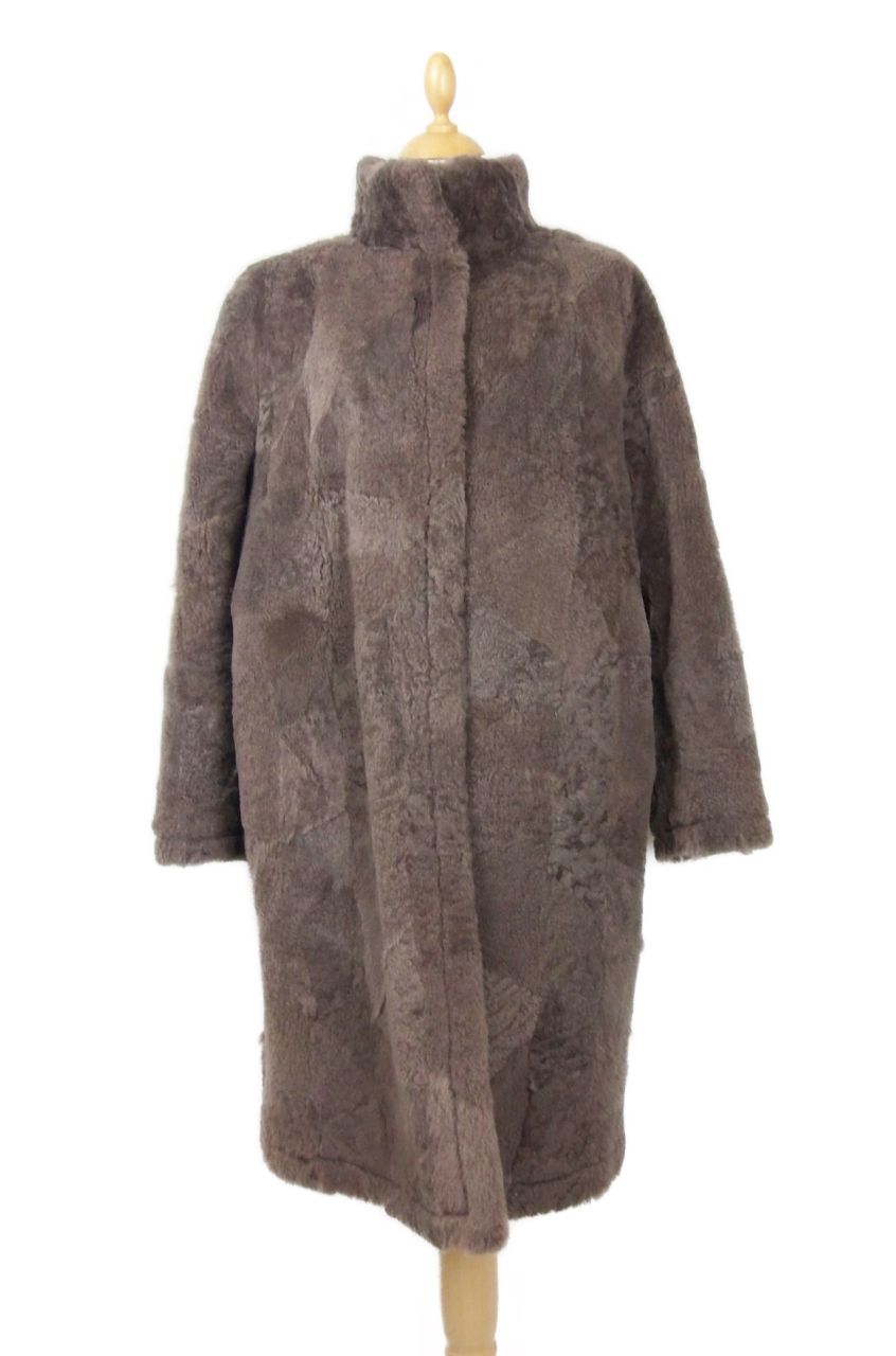 Teddymantel aus echtem Lammfell, Gr.:42 