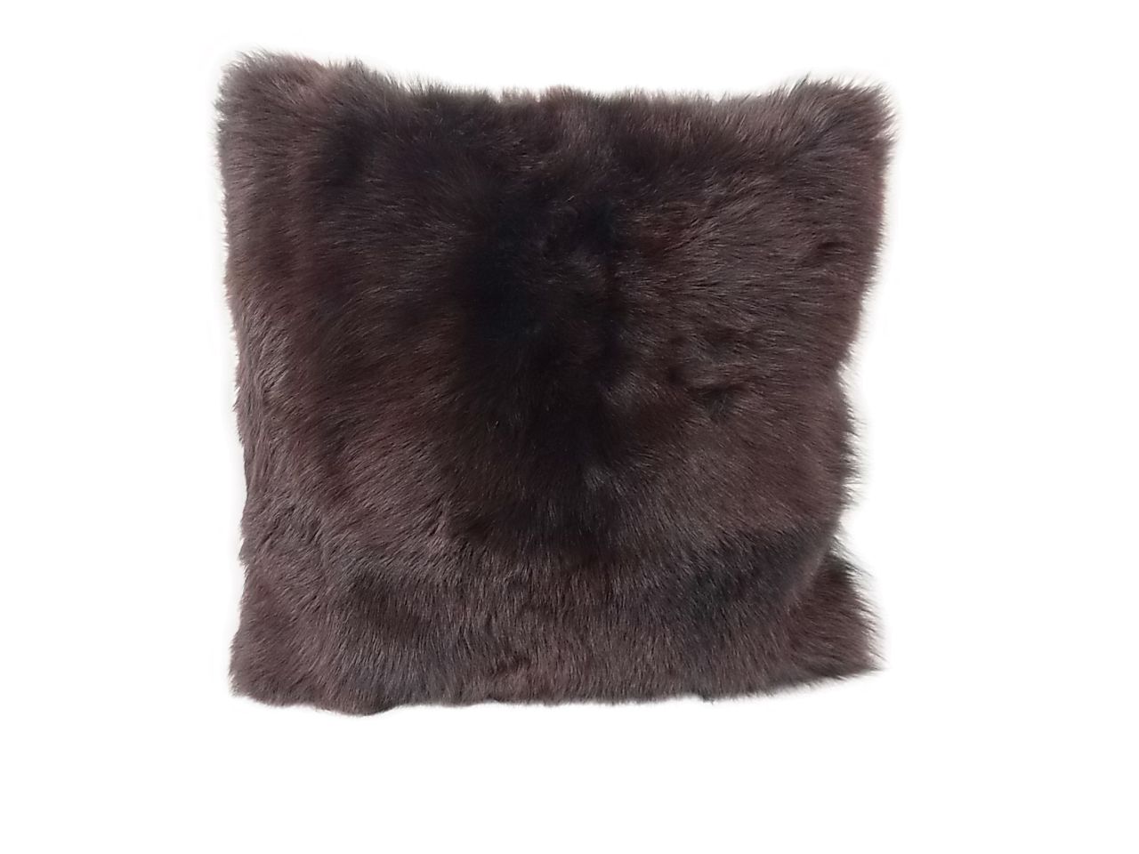 Lammfell Kissen Rehbraun 