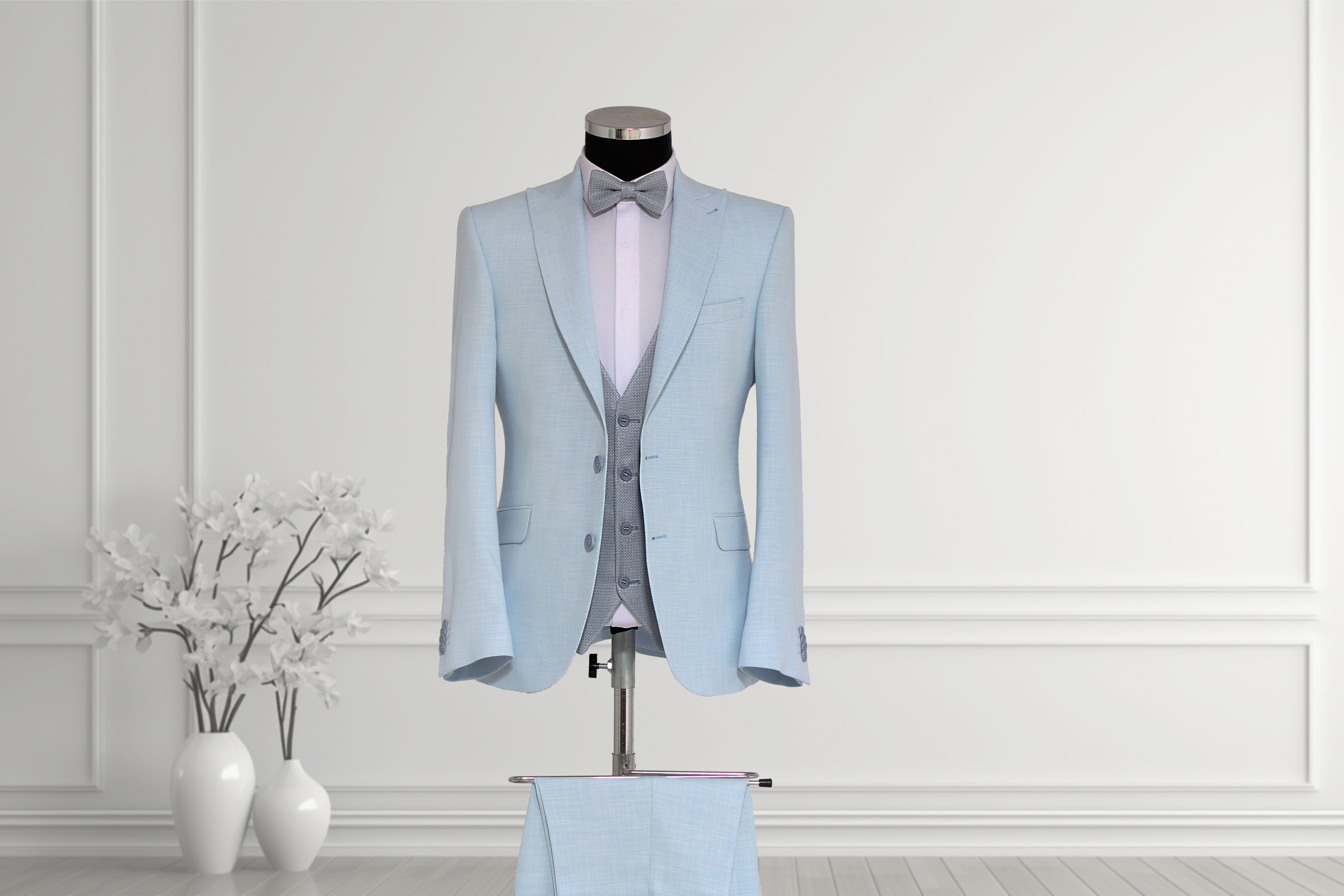 Laue Men's Collection Anzug komplett 'Paul' - blau - 62