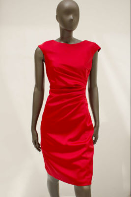 Augustat Kleid - rot - 48