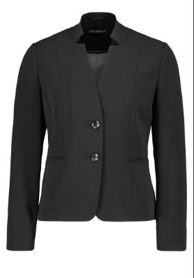 Betty Barclay Blazer Kurz Einreiher 1/1 Arm - schwarz - 48