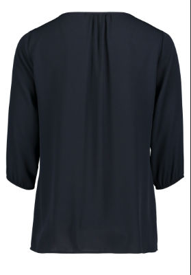 Betty Barclay Bluse Lang 3/4 Arm - navy - 48
