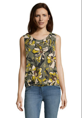 Betty Barclay Bluse Kurz ohne Arm - grün - 48