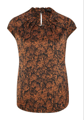 comma Bluse kurzarm - multicolour - 44