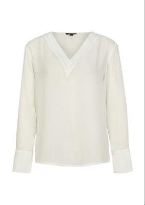 comma Bluse langarm - weiß - 46