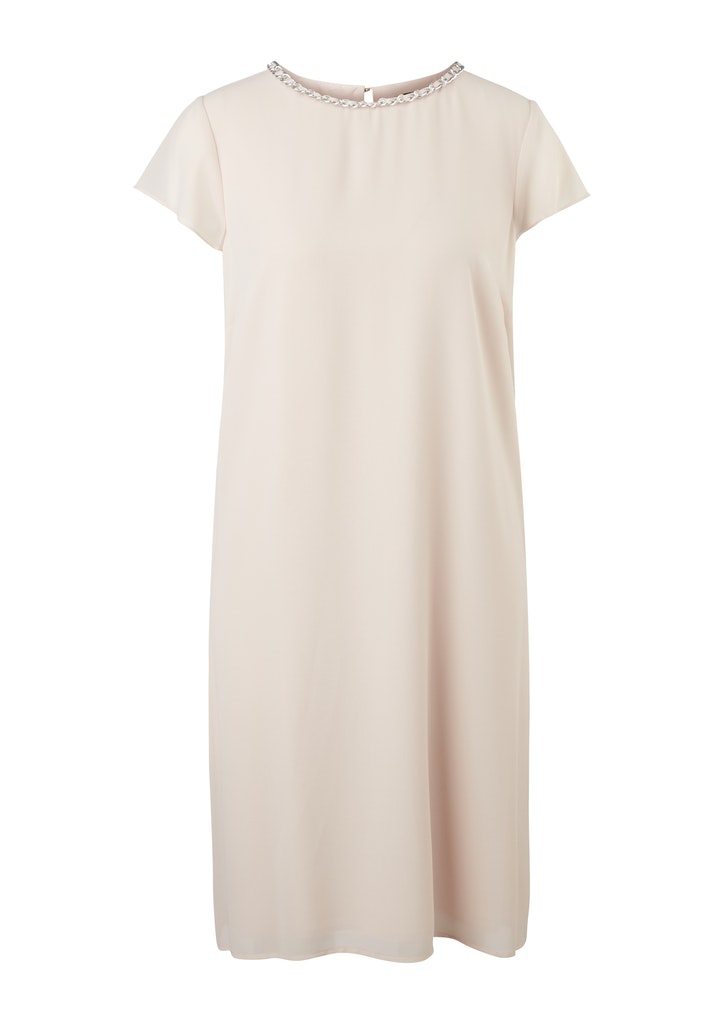 comma Kleid kurz - beige - 46