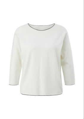 comma Pullover 3/4 Arm - weiß - 46