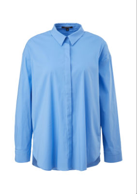 comma Bluse langarm - hellblau - 44