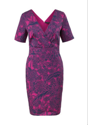 comma Kleid kurz - pink - 46