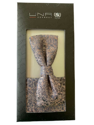 Klünemann Schleife Seide Peonia 4,0 cm mit Tu - blush - OG