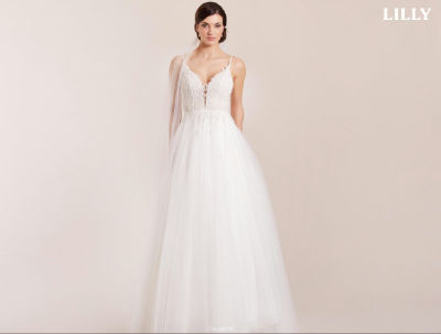 Lilly Brautkleid 08-4110-CR - ivory - 44