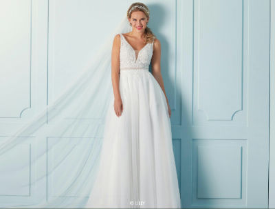 Lilly Brautkleid 08-4116-CRT - ivory - 44