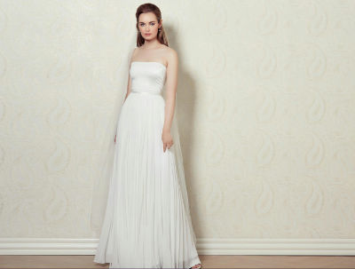 Lilly Plissee-Rock - ivory - 44