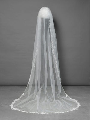 Poirier Schleier 280cm 1-lagig - ivory - 270