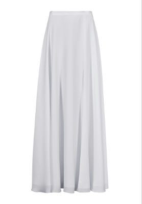 Swing Rock aus nachhaltigem Satinchiffon - weiß - 48