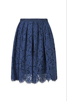 Swing Rock aus nachhaltiger Spitze - navy - 40