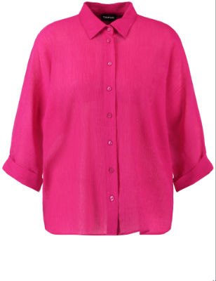 Taifun BLUSE 1/2 ARM - pink - 48