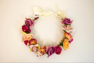 TS Accessoires Blütenkranz - rose