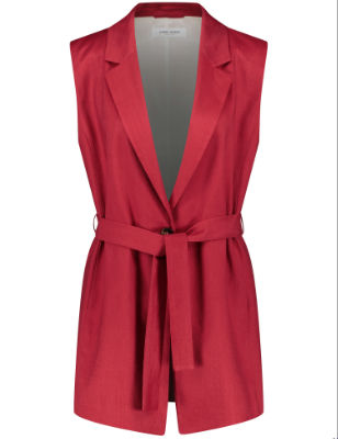 GERRY WEBER WESTE GEWEBE - bordeaux - 48