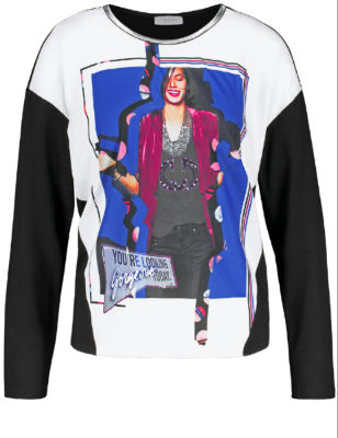 GERRY WEBER T-SHIRT 1/1 ARM - multicolour - 48