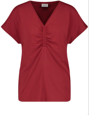 GERRY WEBER T-SHIRT 1/2 ARM - bordeaux - 48