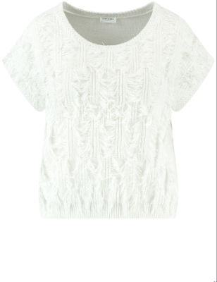 GERRY WEBER PULLOVER 1/2 ARM - weiß - 48