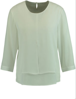 GERRY WEBER BLUSE 3/4 ARM - weiß - 48