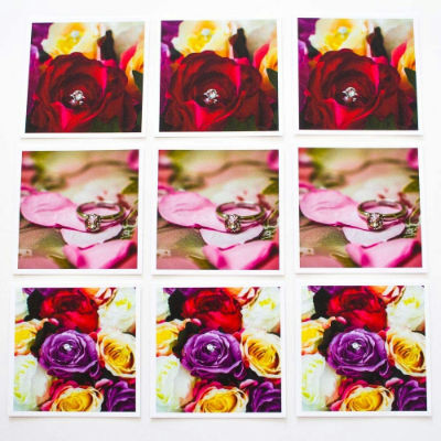 Laue Cards 9er Set, Postkarten, Geschenkkarten