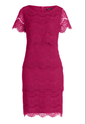 Vera Mont Kleid Kurz 1/2 Arm - pink - 50