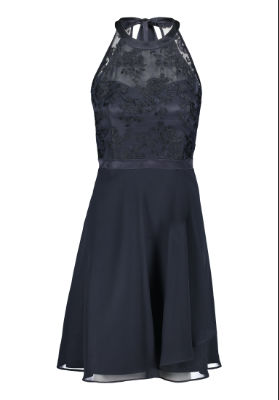 Vera Mont Kleid Kurz ohne Arm - navy - 46
