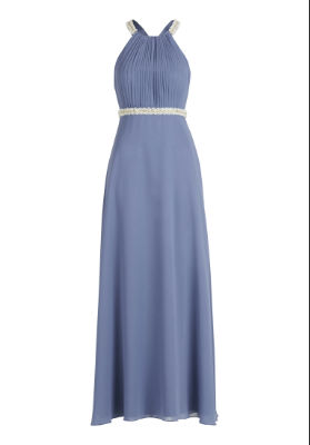 Vera Mont Kleid Lang ohne Arm - grau - 44