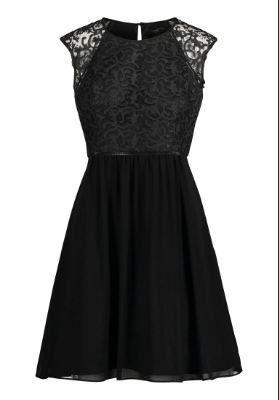 Vera Mont Kleid Kurz 1/2 Arm - schwarz - 44