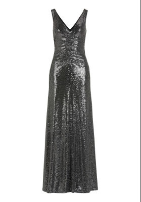 Vera Mont Kleid Lang ohne Arm - schwarz - 48